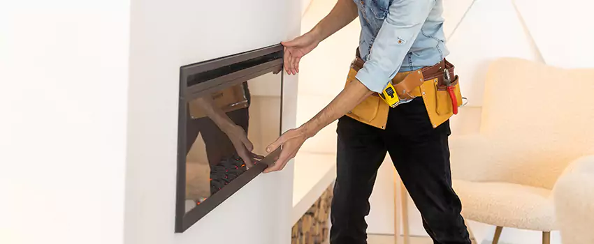 Metal Fireplace Installation in South Bradenton, Florida