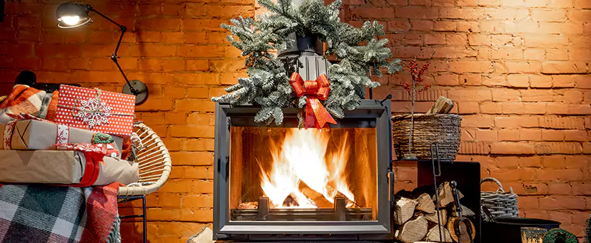Travis Industries Linear Gas Fireplace Installation in South Bradenton, Florida