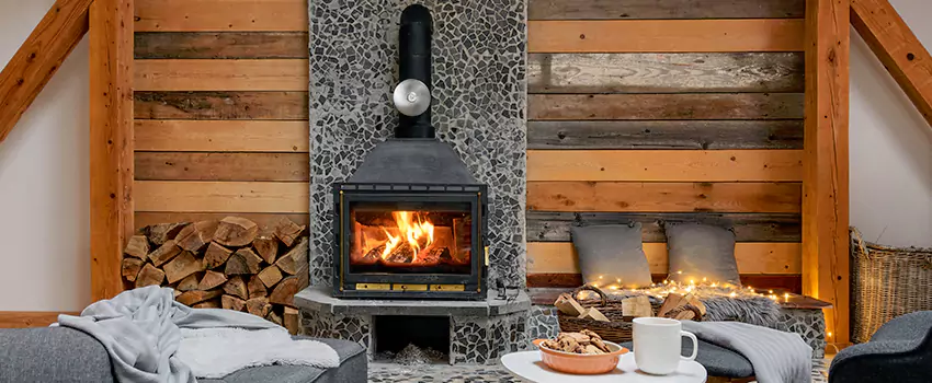 Thelin Hearth Products Direct Vent Gas Stove Fireplace Inspection in South Bradenton, Florida
